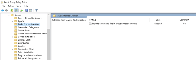 Audit Process Creation